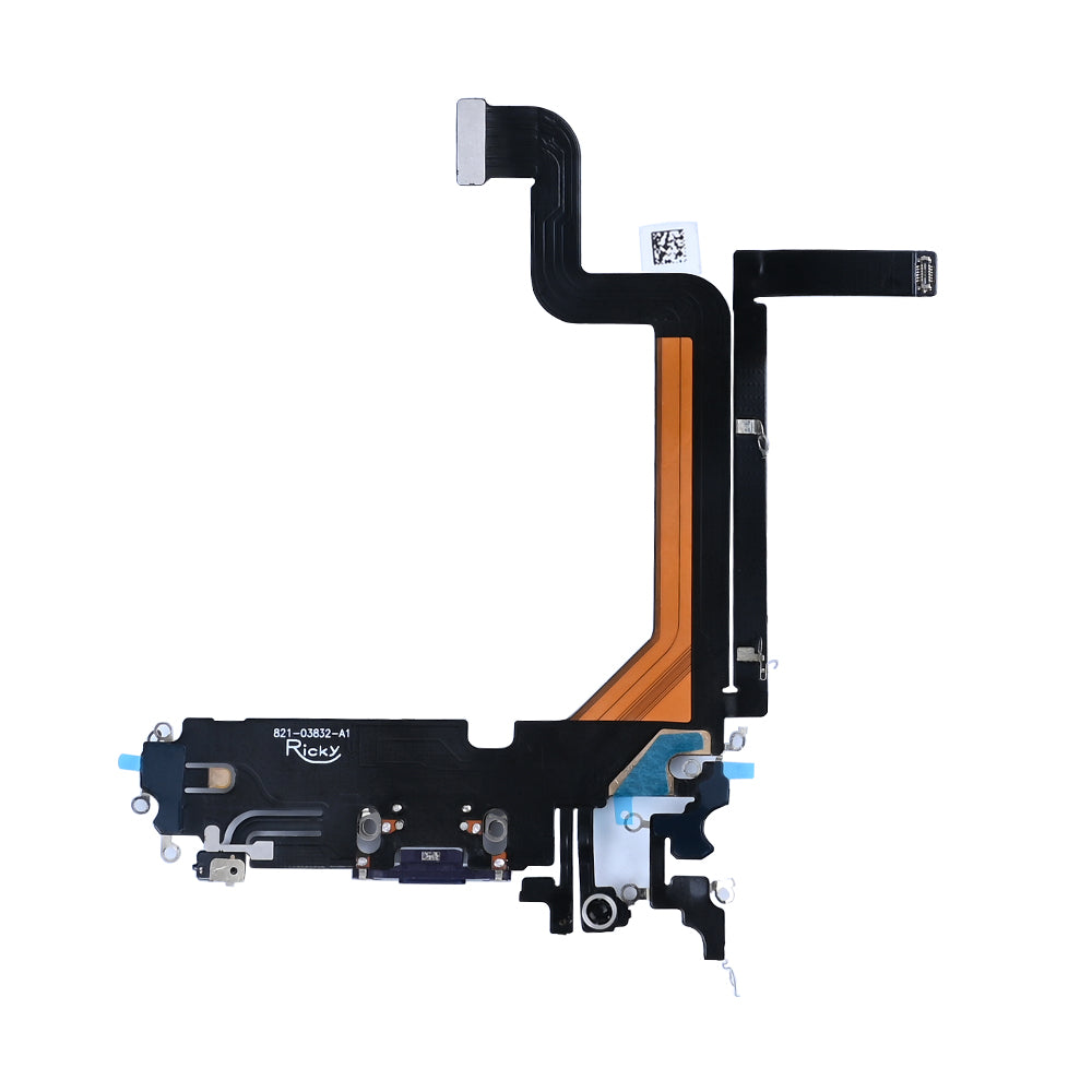 For Apple iPhone 14 Pro Max Systeem Opladen Flex Paars Compatibel