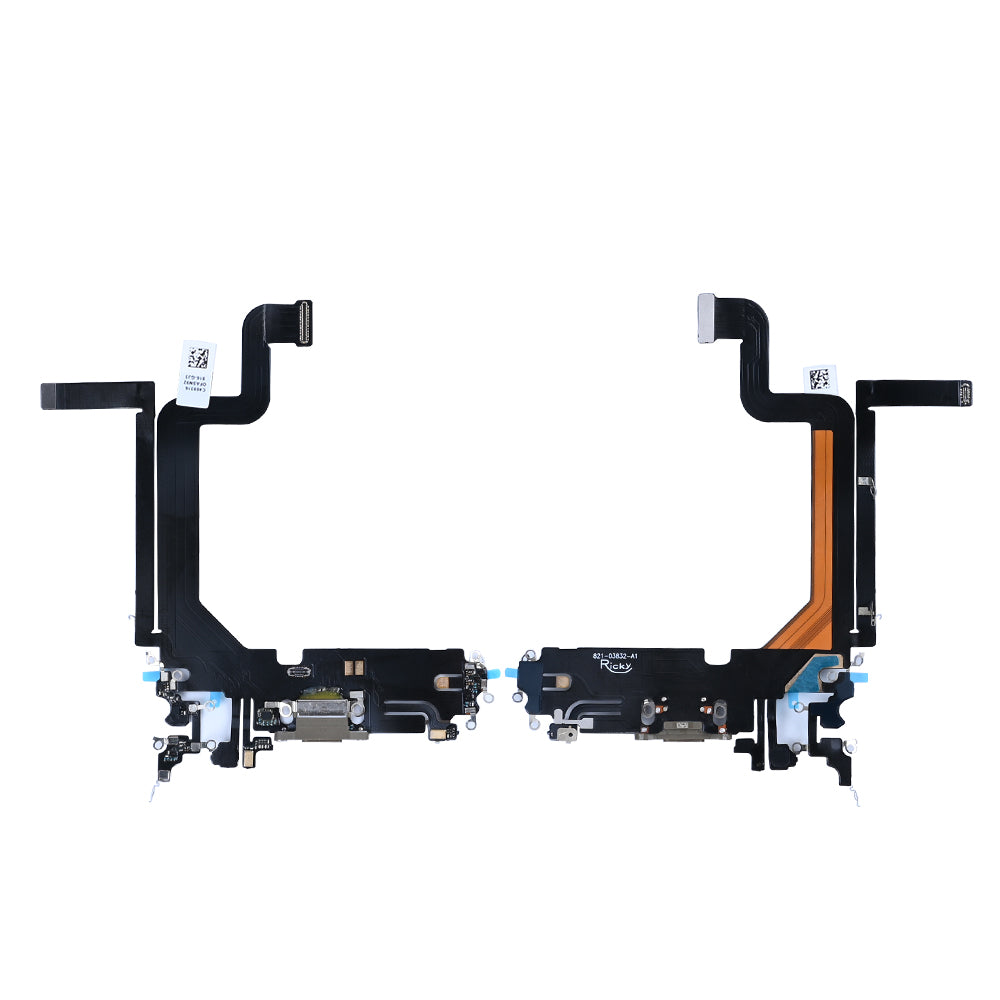 For Apple iPhone 14 Pro Max systeem opladen Flex Gold compatibel