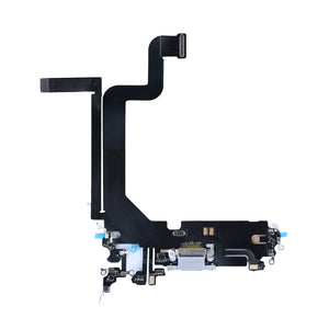 For Apple iPhone 14 Pro Max Systeem Opladen Flex Zilver Compatibel