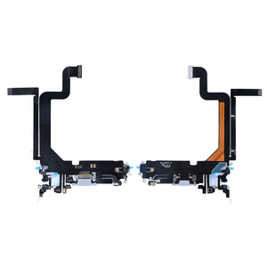 For Apple iPhone 14 Pro Max Systeem Opladen Flex Zilver Compatibel