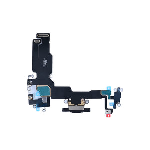 For Apple iPhone 15 Systeem Opladen Flex Zwart Compatibel