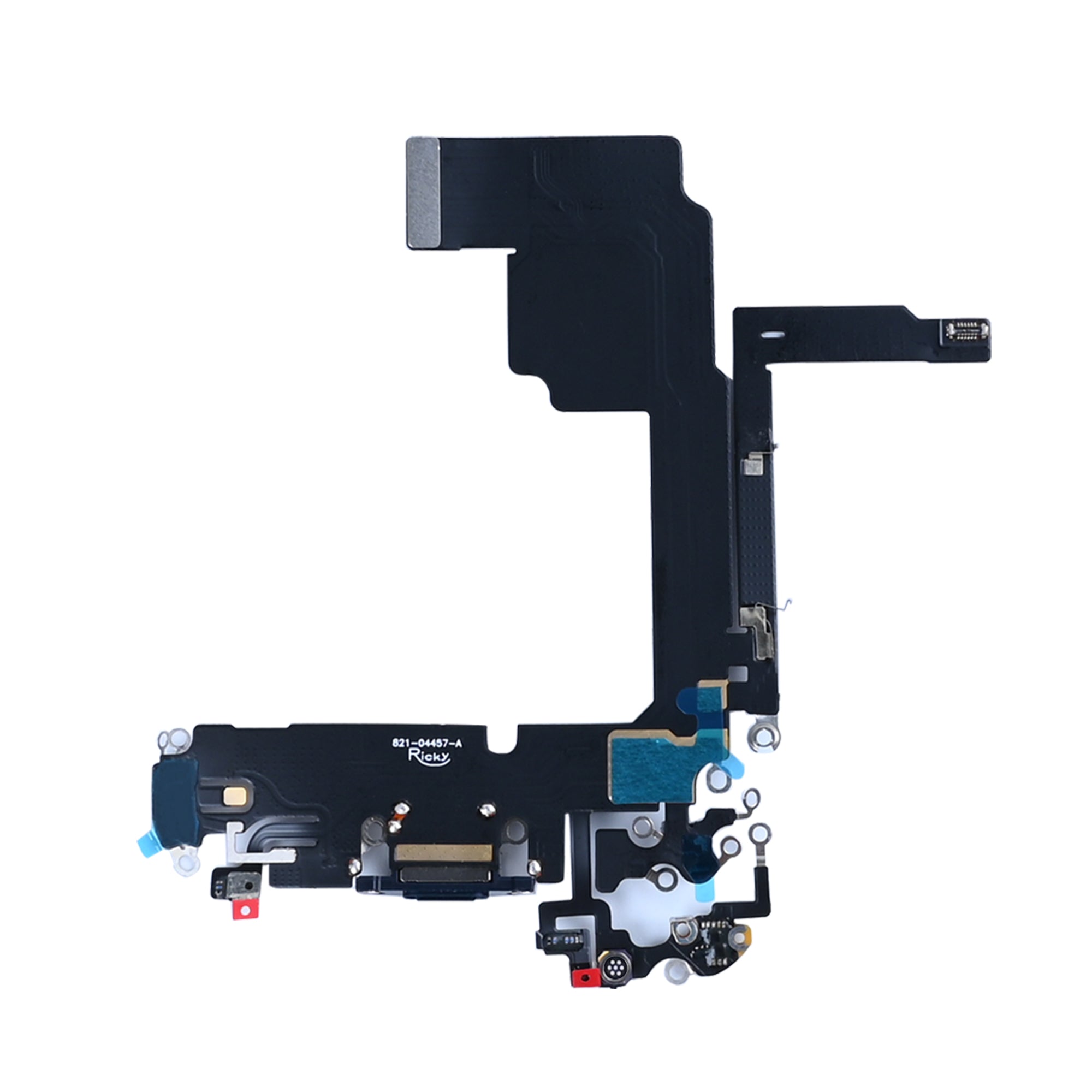 For Apple iPhone 15 Pro systeem opladen Flex zwart titanium compatibel