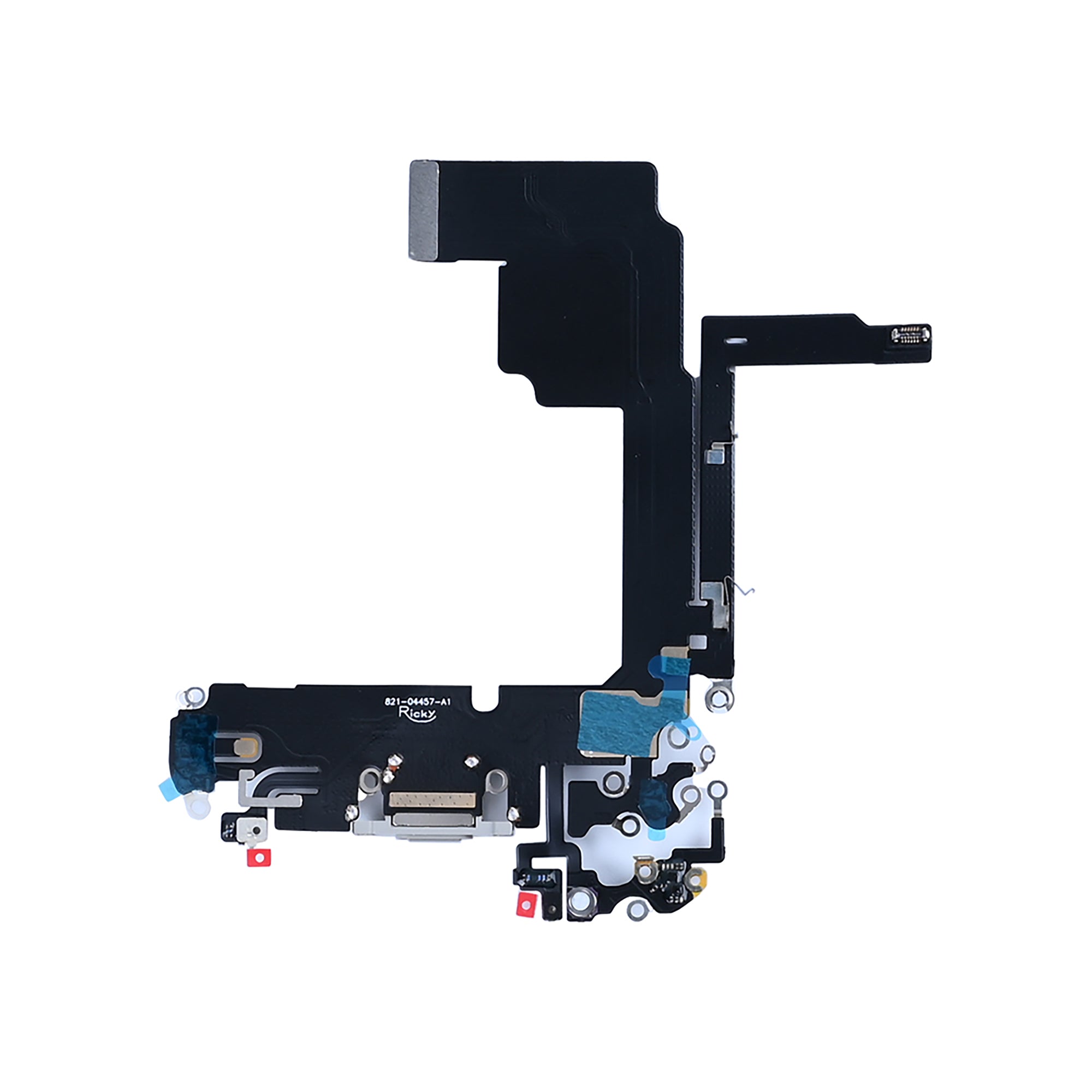 For Apple iPhone 15 Pro Systeem Opladen Flex Wit Titanium Compatibel