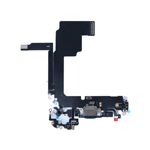 For Apple iPhone 15 Pro systeem opladen Flex blauw Titanium compatibel