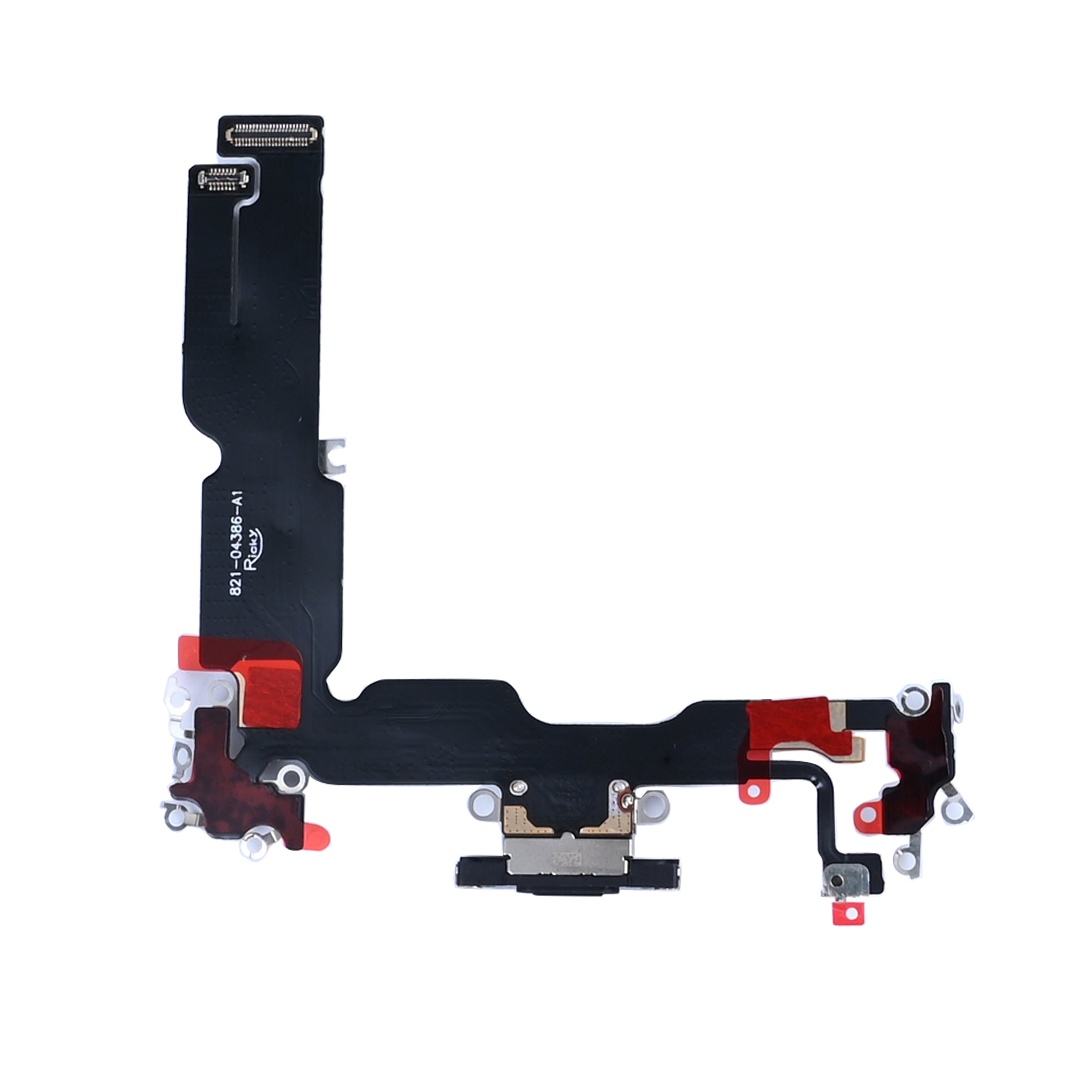 For Apple iPhone 15 Plus Systeem Opladen Flex Zwart Compatibel