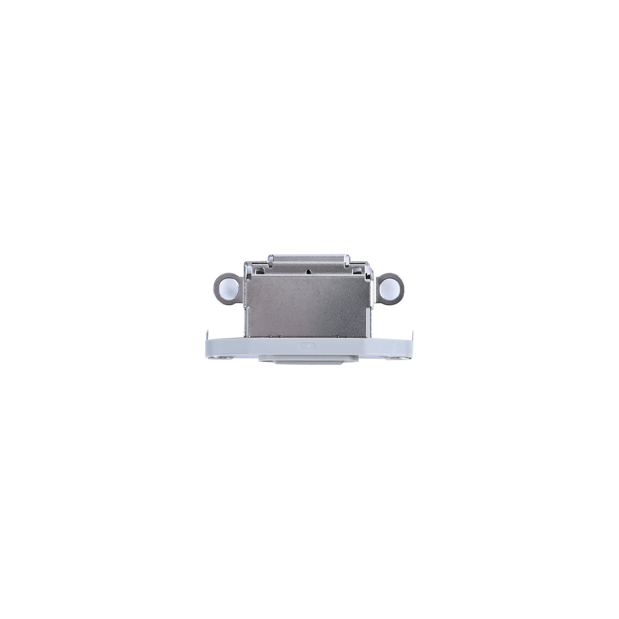 For Apple iPhone 15 Pro, 15 Pro Max systeem opladen poort wit Titanium compatibel (10 stuks)