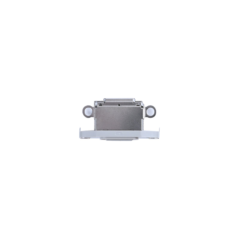 For Apple iPhone 15 Pro, 15 Pro Max systeem opladen poort wit Titanium compatibel (10 stuks)