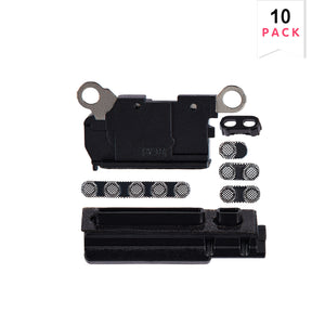 For Apple iPhone 15 Pro Max luidspreker en microfoon Mesh zwart Titanium compatibel (10st)
