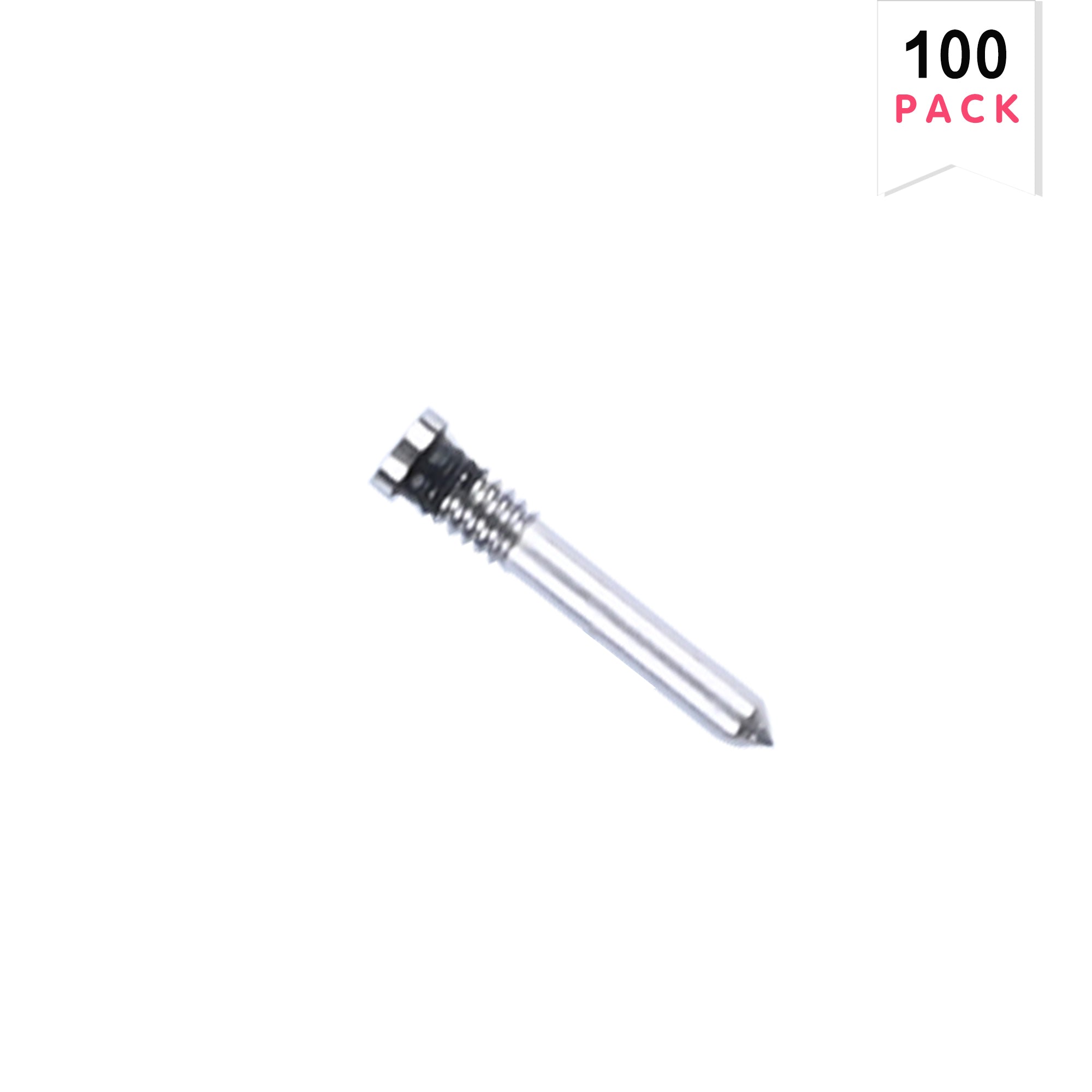Voor iPhone 15 Pro, 15 Pro Max Bodemschroeven Natuurlijk Titanium Compatibel (100-Pack)