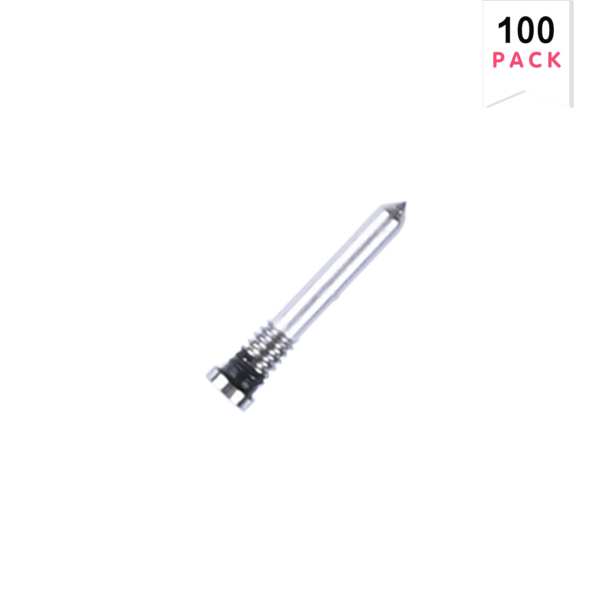 Voor iPhone 15 Pro, 15 Pro Max Bodemschroeven Natuurlijk Titanium Compatibel (100-Pack)