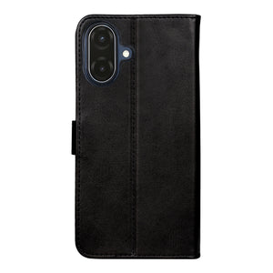 Rixus Boekenhoes Voor Samsung Galaxy A07 Zwart