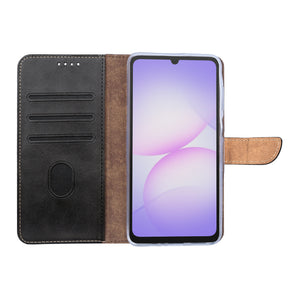Rixus Boekenhoes Voor Samsung Galaxy A07 Zwart