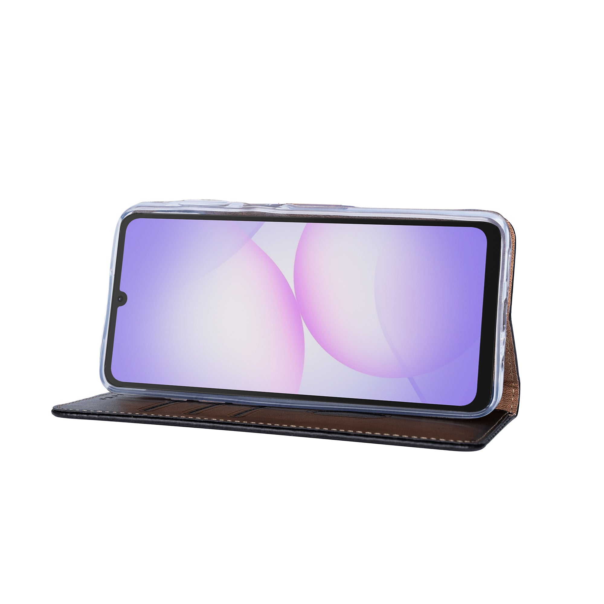 Rixus Boekenhoes Voor Samsung Galaxy A07 Zwart