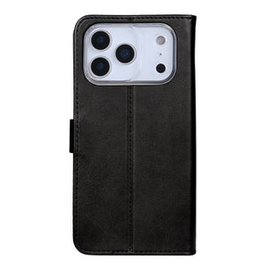 Rixus Boekenhoes For Apple iPhone 17 Pro Zwart
