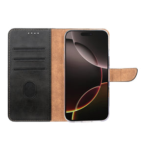 Rixus Boekhoesje For Apple iPhone 17 Air Zwart