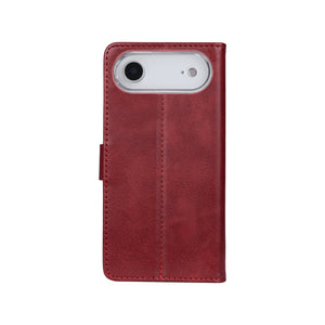 Rixus Boekhoesje For Apple iPhone 17 Air Donkerrood
