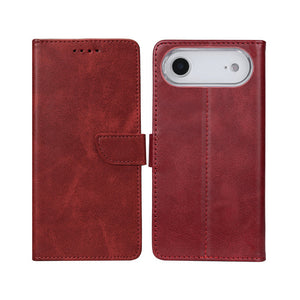 Rixus Boekhoesje For Apple iPhone 17 Air Donkerrood