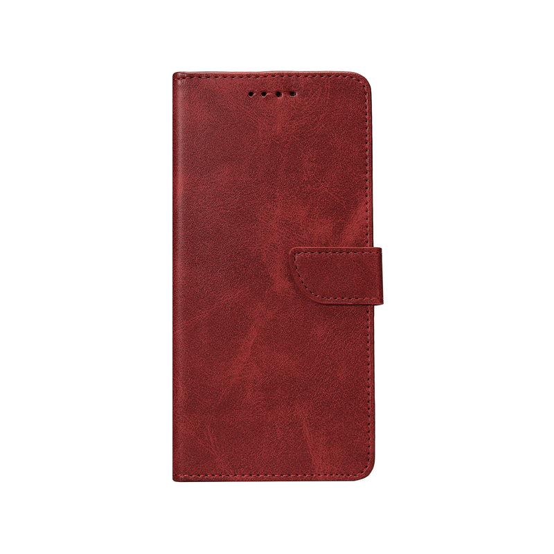 Rixus Boekhoesje For Apple iPhone 17 Pro Max Donkerrood