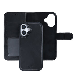 Rixus Duo Magnetische Afneembare Portemonnee For Apple iPhone 17 Zwart
