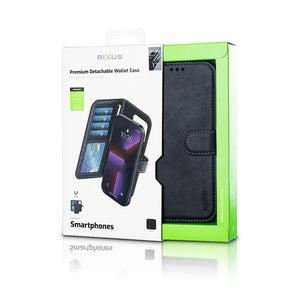 Rixus Duo Magnetische Afneembare Portemonnee For Apple iPhone 17 Zwart