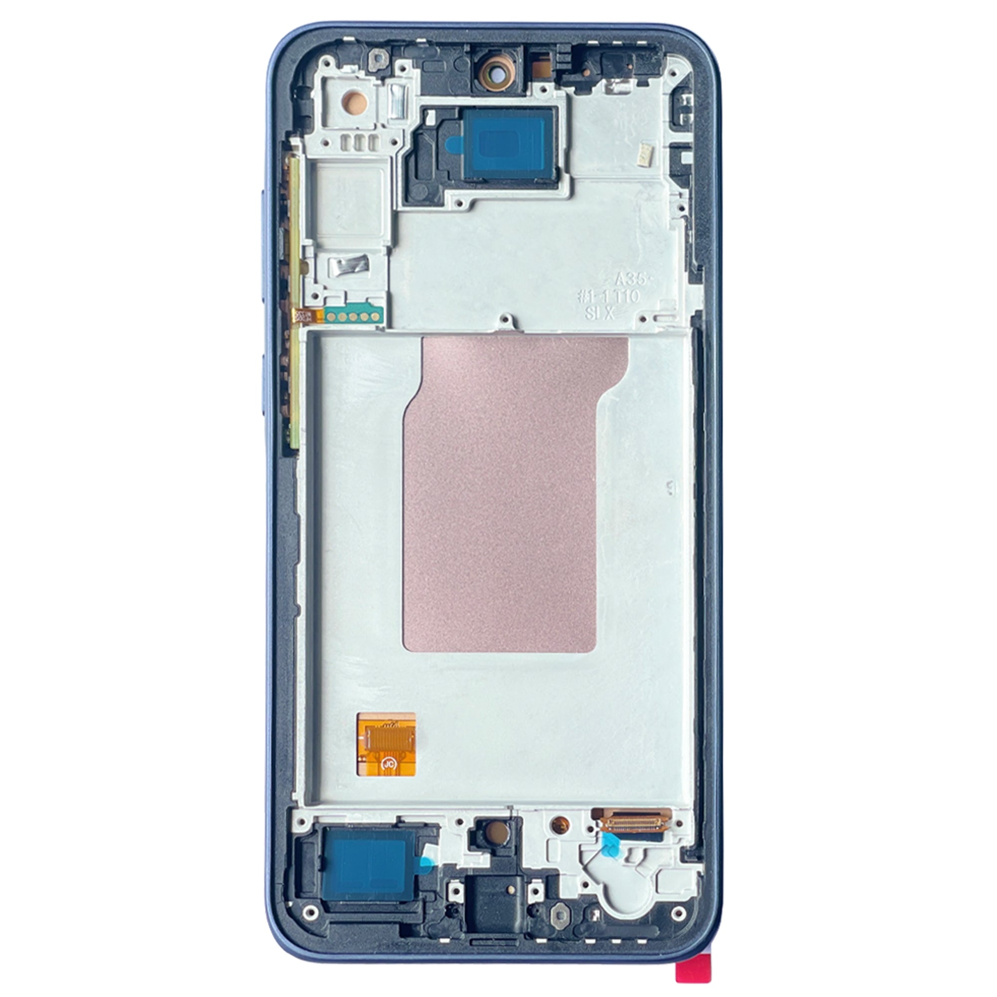 Samsung Galaxy A35 A356B Beeldscherm en Digitizer met Frame Navy Soft-OLED