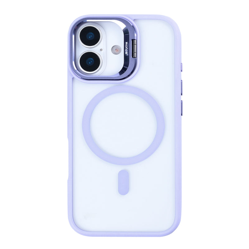 Rixus Classic 03 Case With MagSafe Compatible For Apple iPhone 17 Light Purple