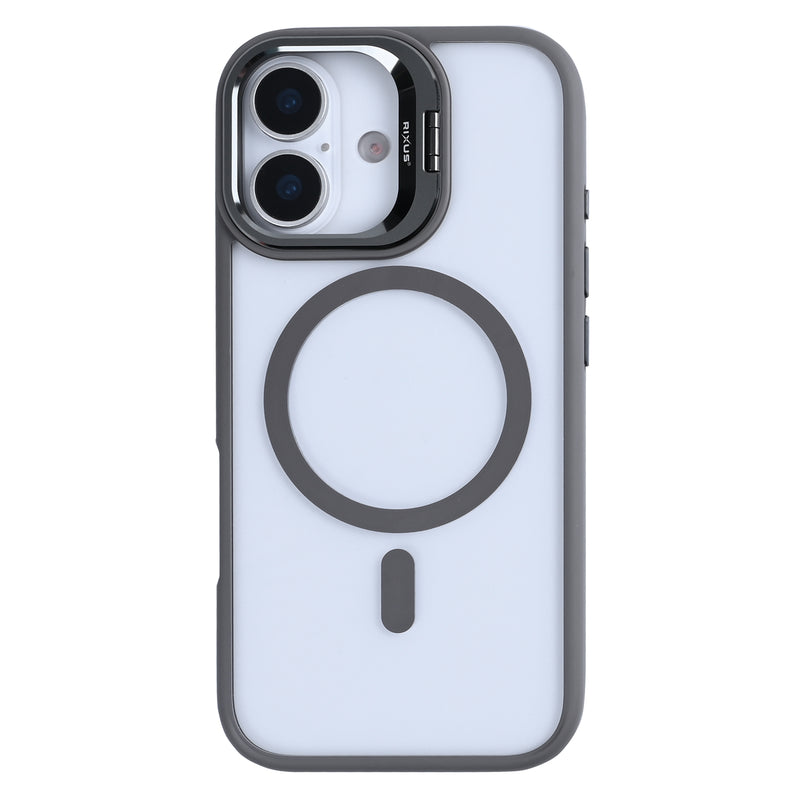 Rixus Classic 03 Hoesje Met MagSafe For Apple iPhone 17 Titaangrijs