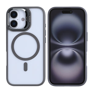 Rixus Classic 03 Hoesje Met MagSafe For Apple iPhone 17 Titaangrijs