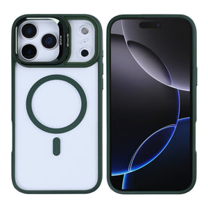 Rixus Classic 03 Hoesje Met MagSafe For Apple iPhone 17 Pro Donkergroen