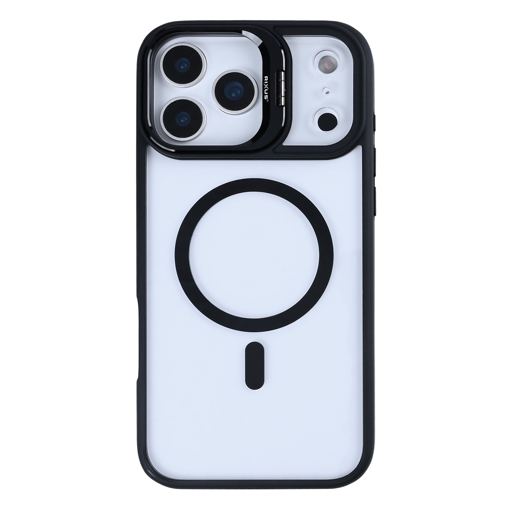 Rixus Classic 03 Hoesje Met MagSafe For Apple iPhone 17 Pro Zwart