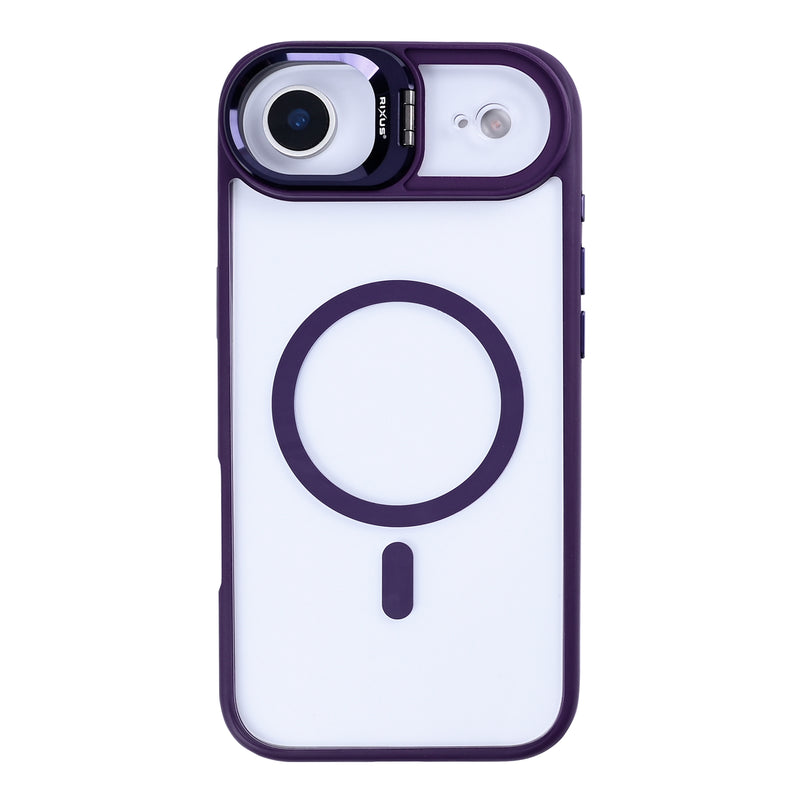 Rixus Classic 03 Case With MagSafe Compatible For Apple iPhone 17 Air Deep Purple