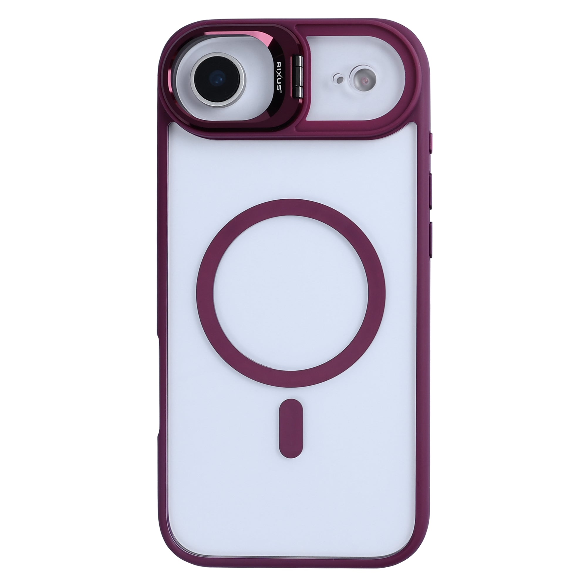 Rixus Classic 03 Hoesje Met MagSafe For Apple iPhone 17 Air Donker Roze
