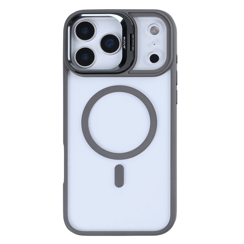 Rixus Classic 03 Hoesje Met MagSafe For Apple iPhone 17 Pro Max Titaangrijs
