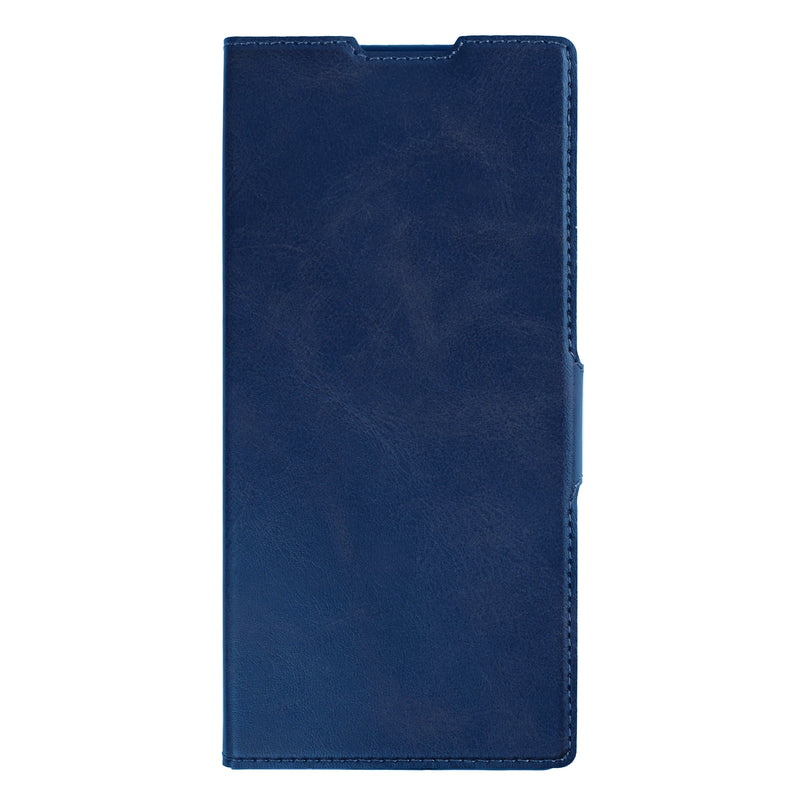 Rixus Portemonnee Hoesje Met Penhouder Voor Samsung Galaxy Z Fold 7 Blauw
