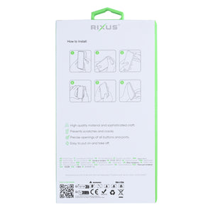 Rixus Anti-Barst Case For Apple iPhone 17 Transparant