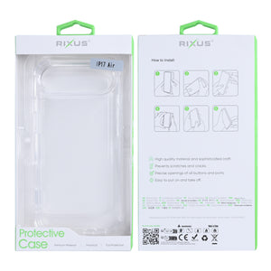 Rixus Anti-Barst Hoesje For Apple iPhone 17 Air Transparant