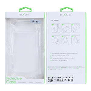 Rixus Anti-Barst Hoesje For Apple iPhone 17 Air Transparant