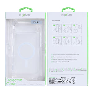 Rixus Anti-Barst Hoesje Met MagSafe For Apple iPhone 17 Air Transparant