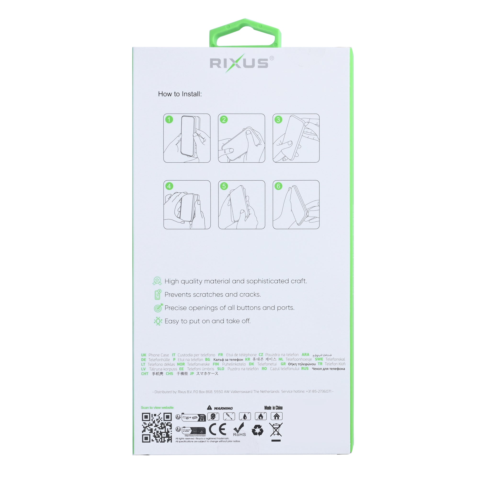 Rixus Zacht TPU Telefoonhoesje Met MagSafe For Apple iPhone 17 Air Zwart