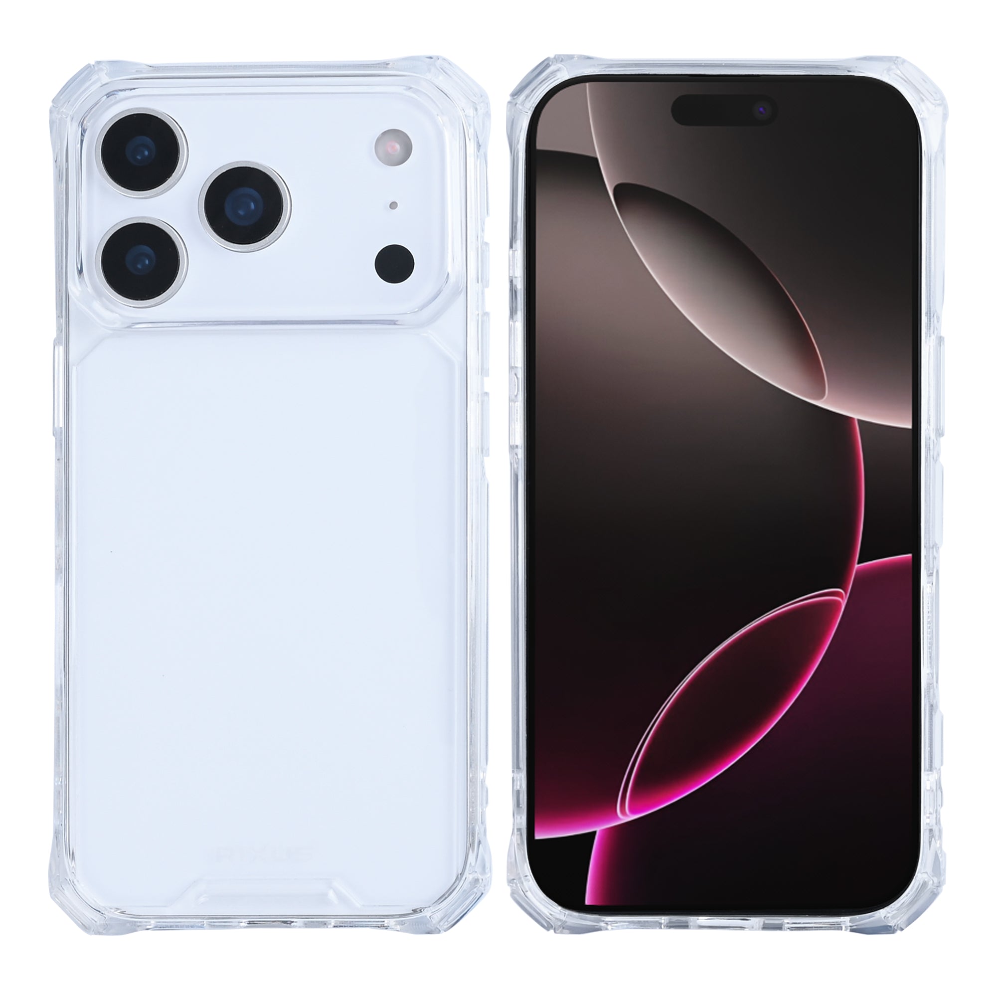 Rixus Armor-X Anti Shock Case For Apple iPhone 17 Pro Transparant