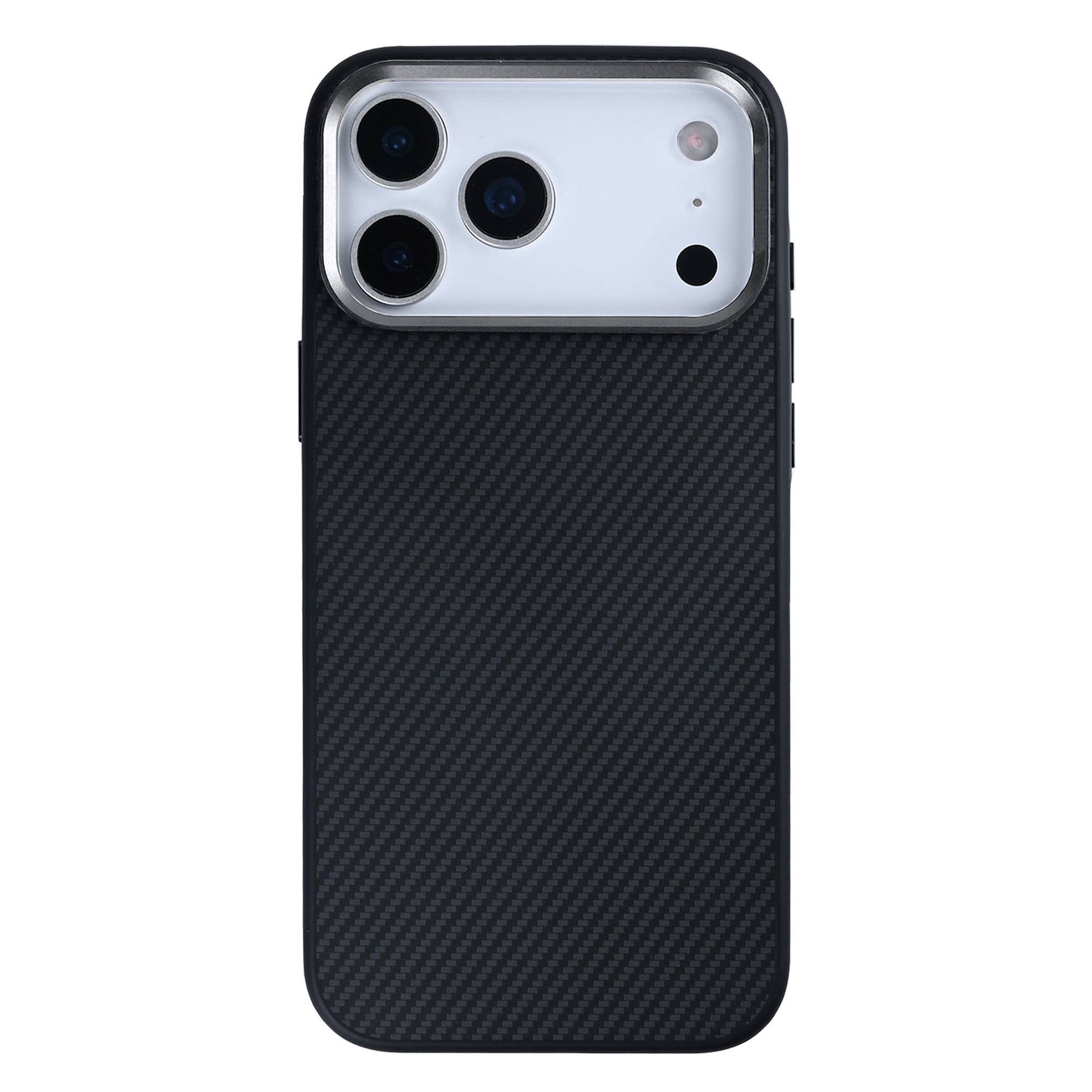 Rixus Mag Carbon Met MagSafe For Apple iPhone 17 Pro Titanium Zwart
