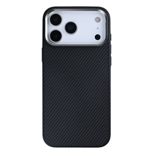 Rixus Mag Carbon Met MagSafe For Apple iPhone 17 Pro Titanium Zwart