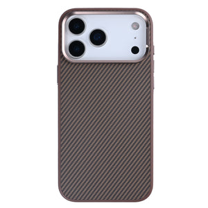 Rixus Mag Carbon Met MagSafe For Apple iPhone 17 Pro Max Bruin