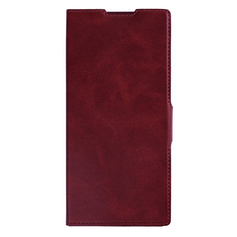 Rixus Portemonnee Hoesje Met Penhouder Voor Samsung Galaxy Z Fold 7 Rood