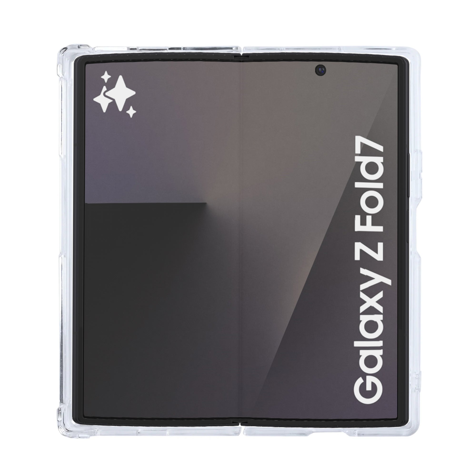 Rixus Anti-Burst Hoesje Voor Samsung Galaxy Z Fold 7 Transparant