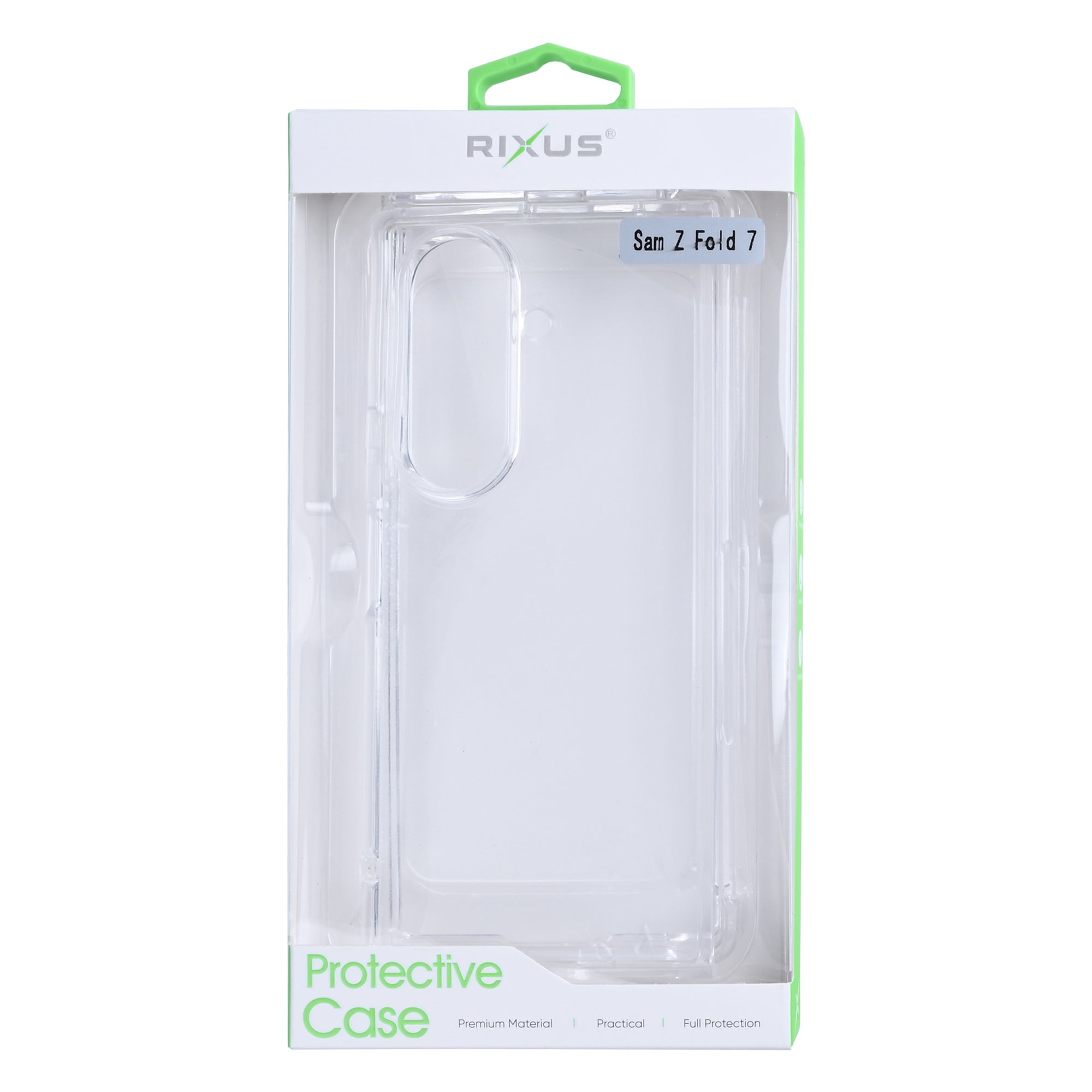 Rixus Anti-Burst Hoesje Voor Samsung Galaxy Z Fold 7 Transparant