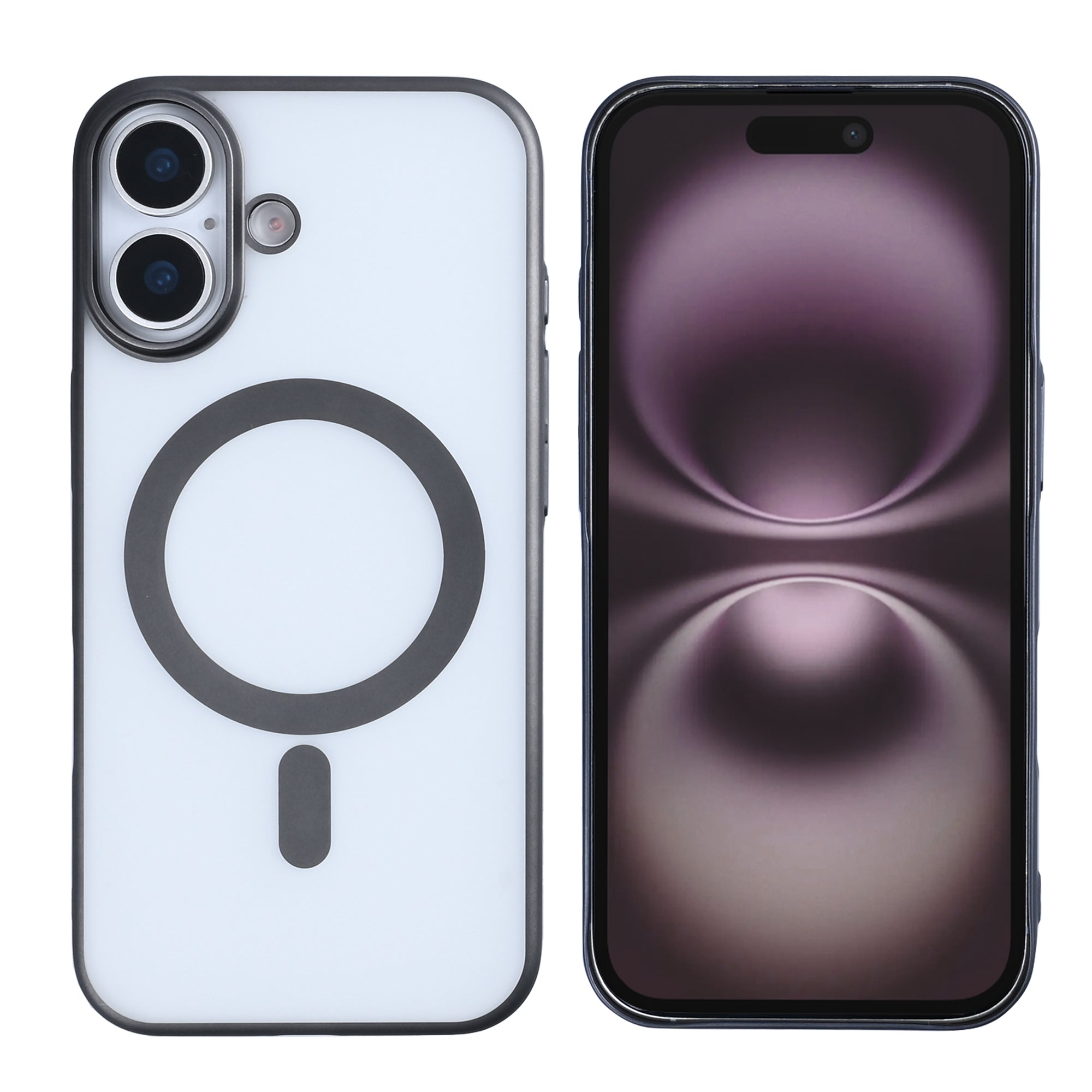 Rixus Instinct Mag Case For Apple iPhone 17 Zwart