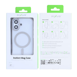 Rixus Instinct Mag Case For Apple iPhone 17 Zilver