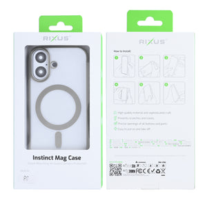 Rixus Instinct Mag Case For Apple iPhone 17 Titaangrijs