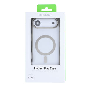 Rixus Instinct Mag Case For Apple iPhone 17 Air Titanium Grijs